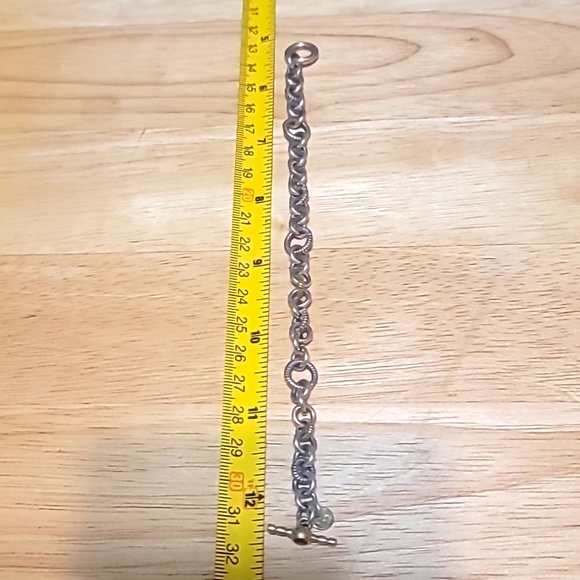 Jane bohan 925 18k Toggle Bracelet - Picture 6 of 6